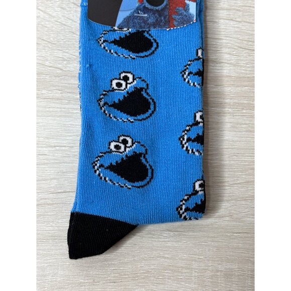 Cookie Monster Socks Crazy Fun Graphic Novelty Dad Gift Wacky Silly Odd Cool Men - Picture 3 of 4